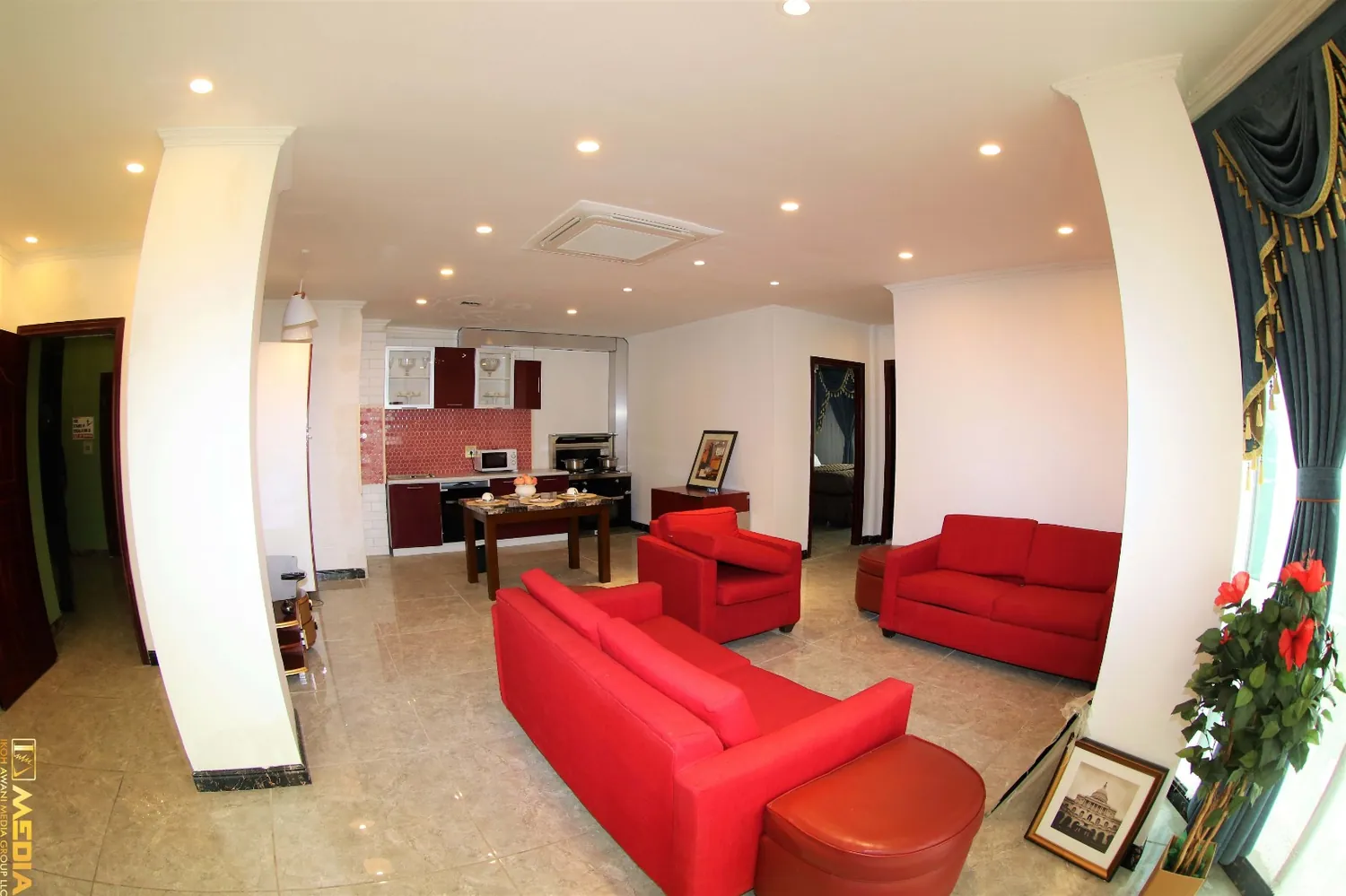 Luxury suite interior