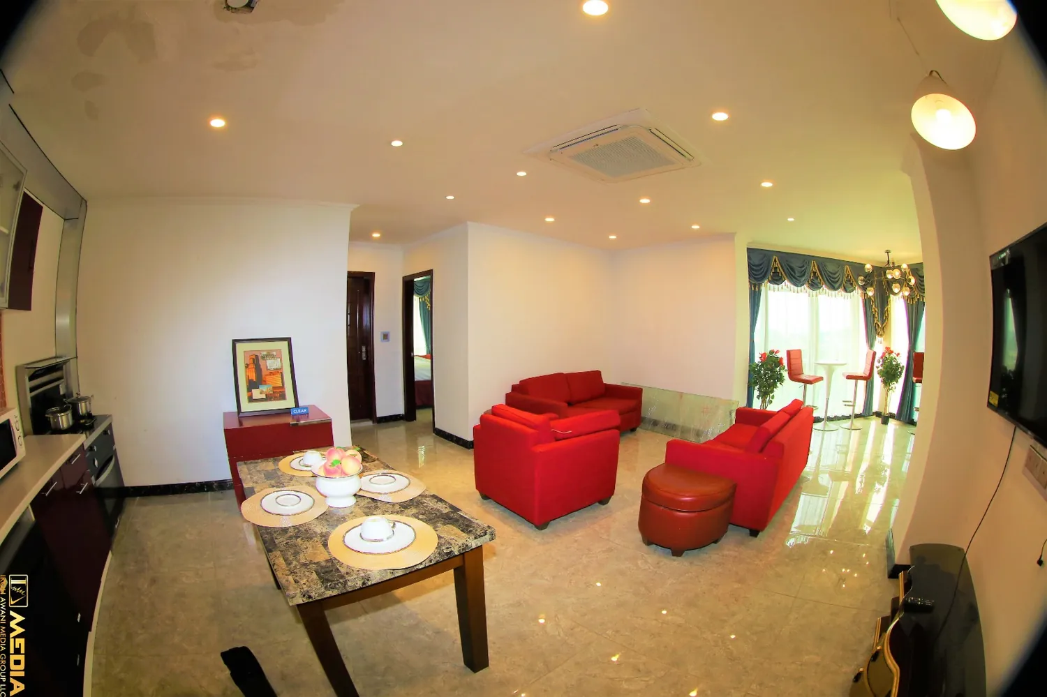 Luxury suite interior